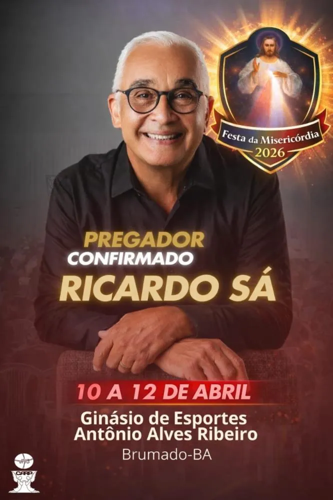Ricardo Sá é confirmado na Festa da Misericórdia 2026 em Brumado