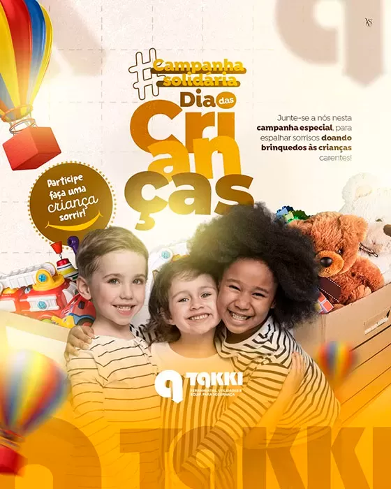 Takki Ferramentas realiza campanha de arrecadação de brinquedos para crianças carentes em Brumado