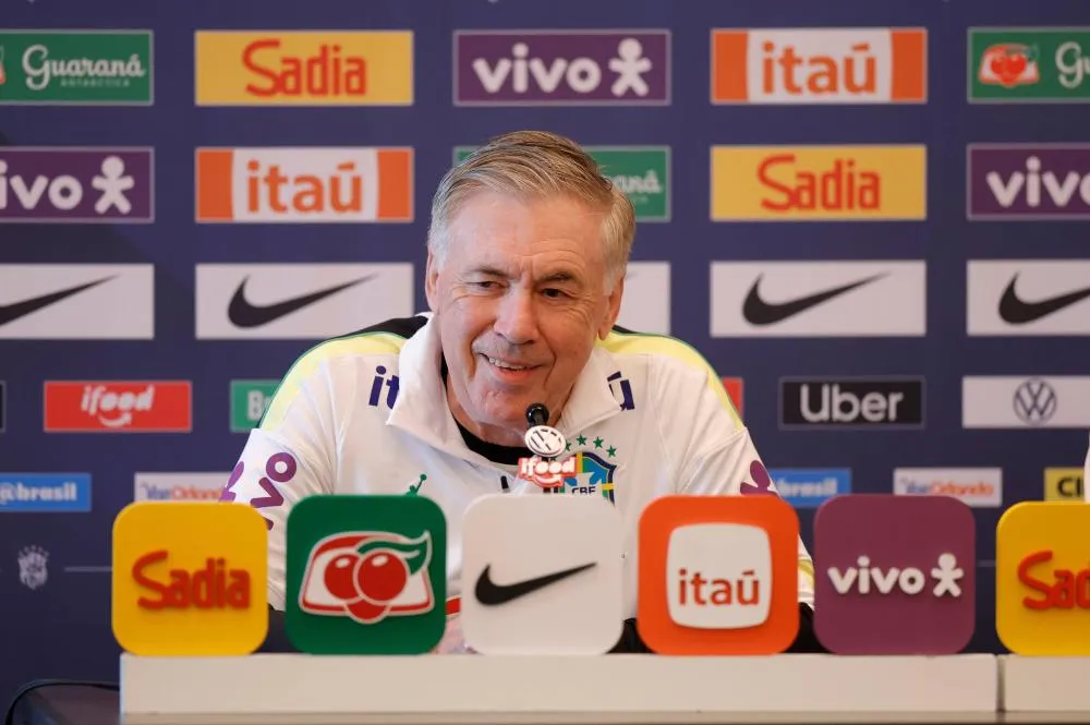 Ancelotti quer Seleção. com viv equilíbrio, atitude e qualidade