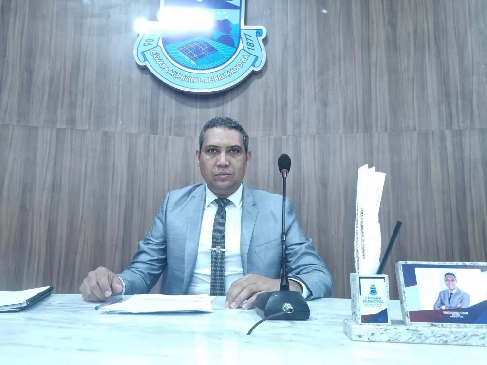 Brumado: Vereador Renato Santos avalia sua primeira sessão como presidente do Legislativo 