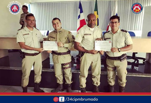 Brumado: 34ªCIPM homenageia policiais destaques em março deste ano