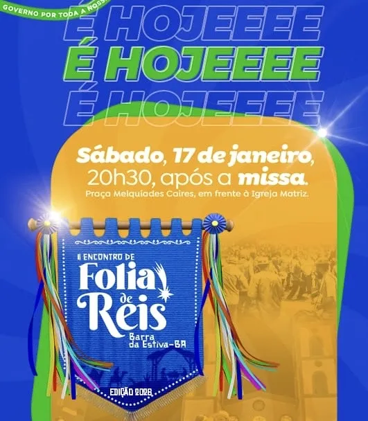 Barra da Estiva realiza 2º Encontro de Folia de Reis neste sábado (17)