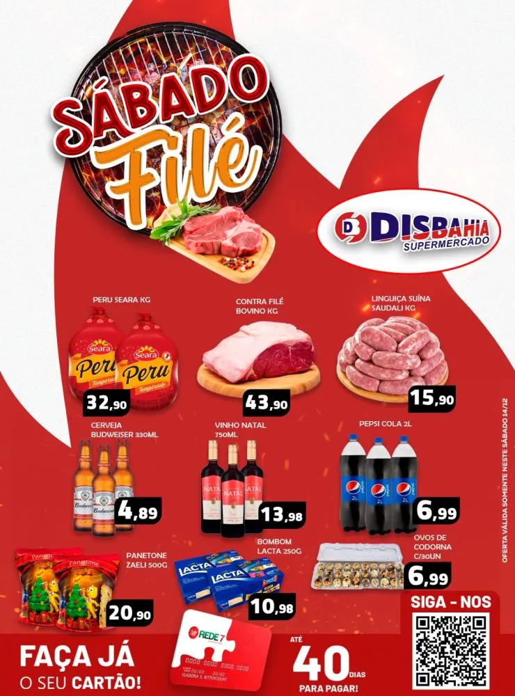 Ofertas: Sábado Filé do Disbahia Supermercado