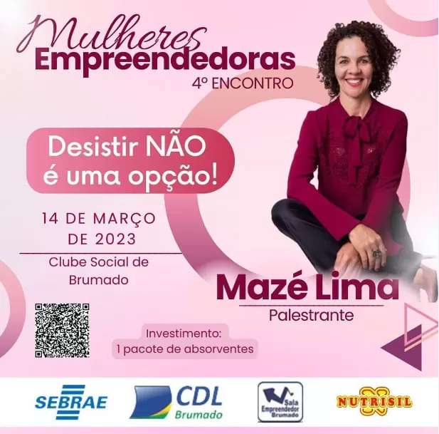 Inscrições abertas para o 4° Encontro de Mulheres Empreendedoras em Brumado