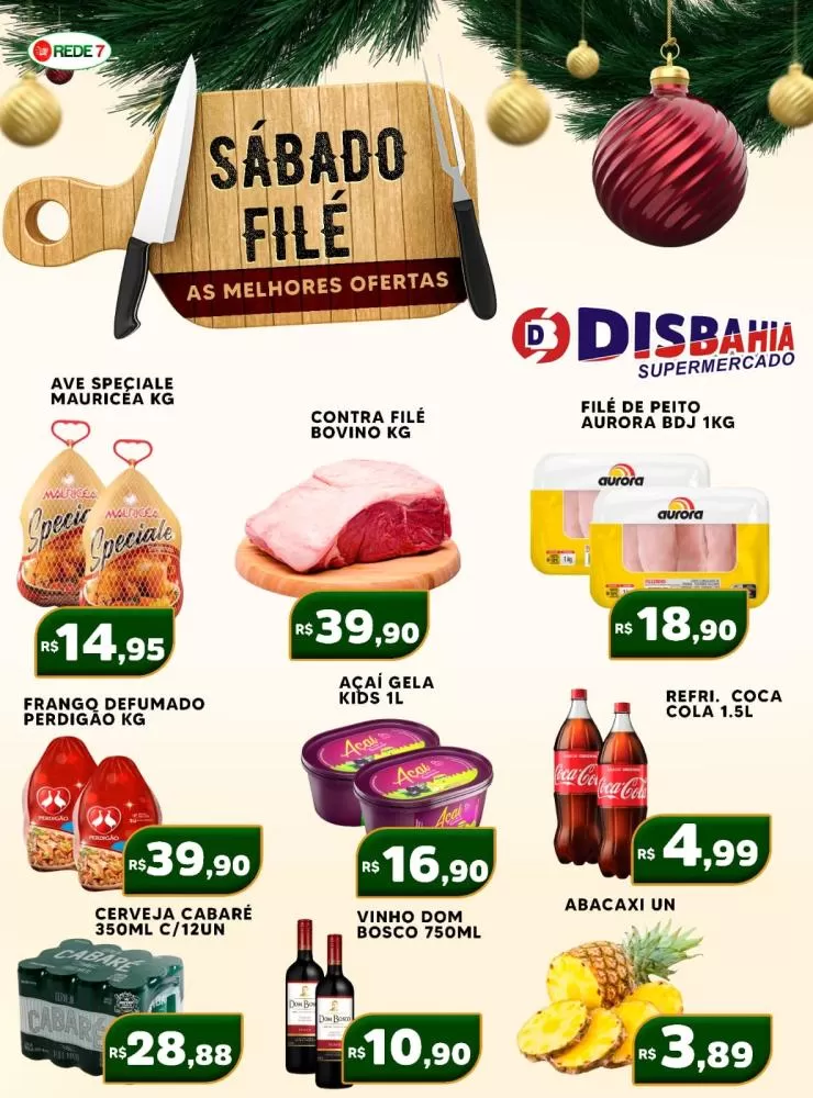 Ofertas: Sábado Filé do Disbahia Supermercado
