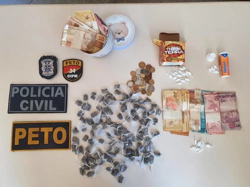 Polícia Civil prende homem acusado de tráfico de drogas em Brumado