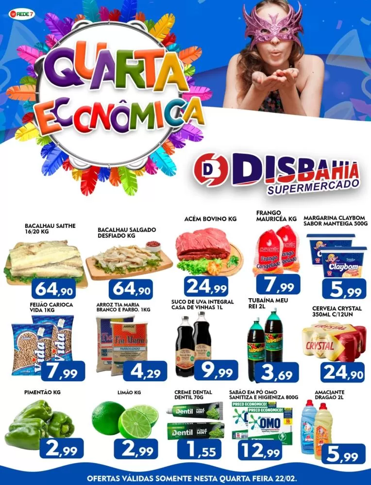 Confira as ofertas da Quarta Econômica do Disbahia Supermercado