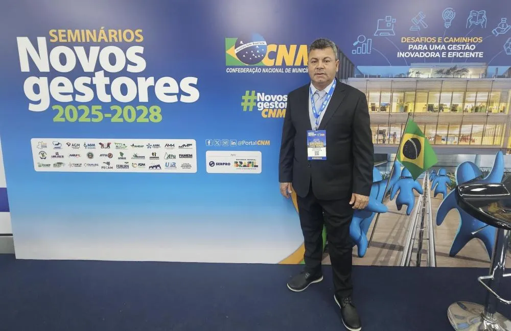 Prefeito eleito de Barra da Estiva, Wilson do Café, participa do Seminário Novos Gestores em Brasília