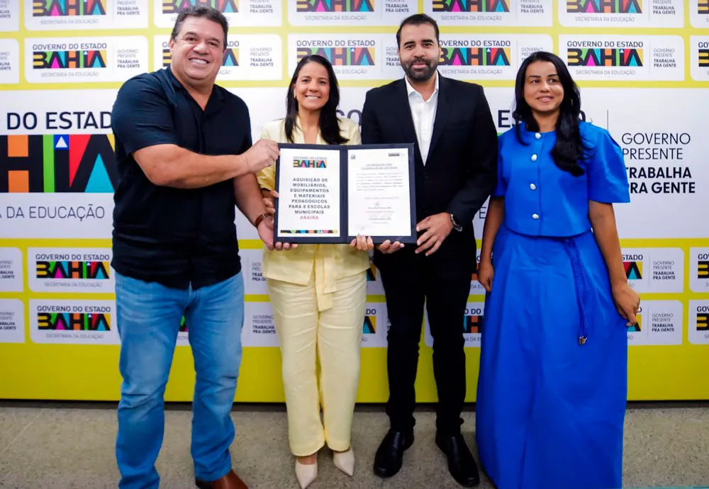 Governo do Estado investe R$ 1 milhão para fortalecer rede escolar de três municípios