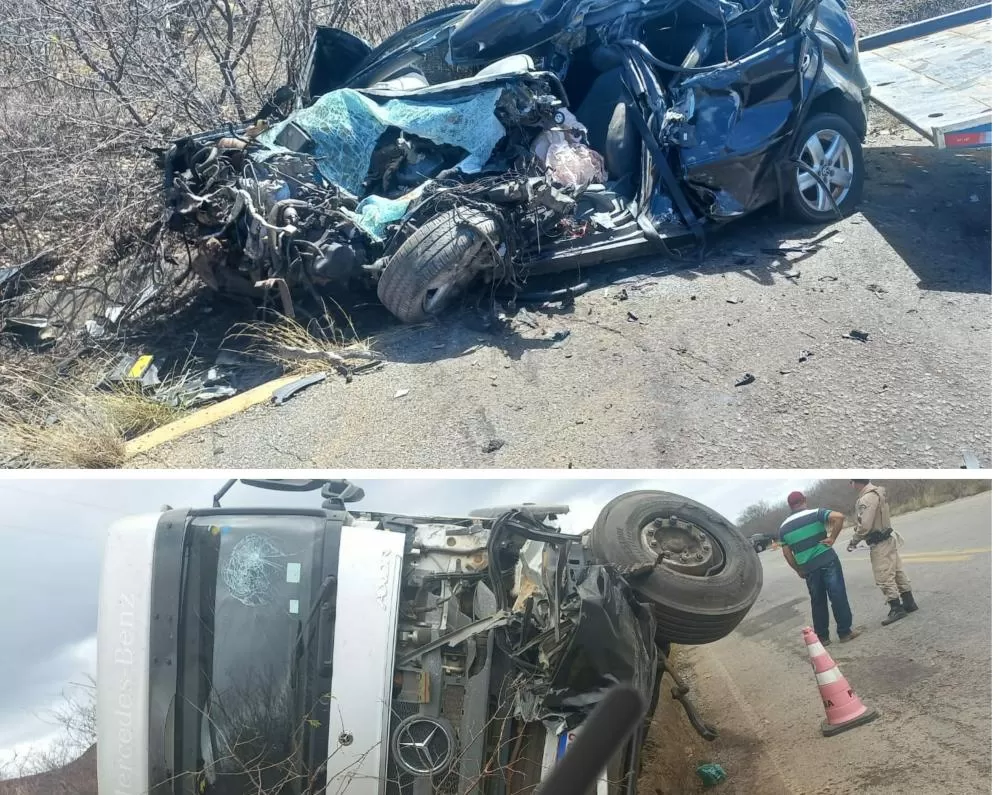 BA-026: Colisão frontal deixa uma vítima fatal no trecho entre Contendas do Sincorá e Sussuarana