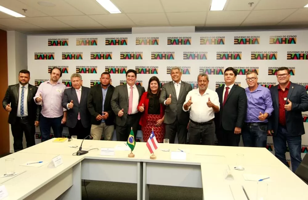 Brumado: Vereadores de oposição e vice-prefeito participam de reunião com o Governador da Bahia