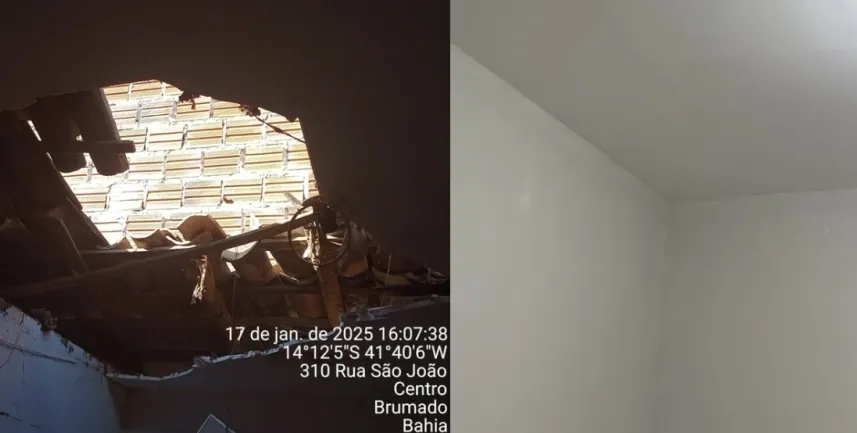 Parceria entre Prefeitura e iniciativa privada garante requalificação de casa afetada pelas chuvas em Brumado