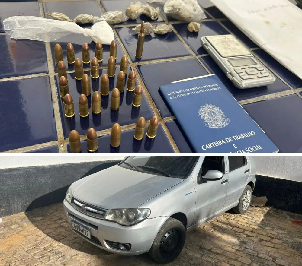 CETO do 24º BPM recupera veículos roubados e apreende drogas e munições em Brumado