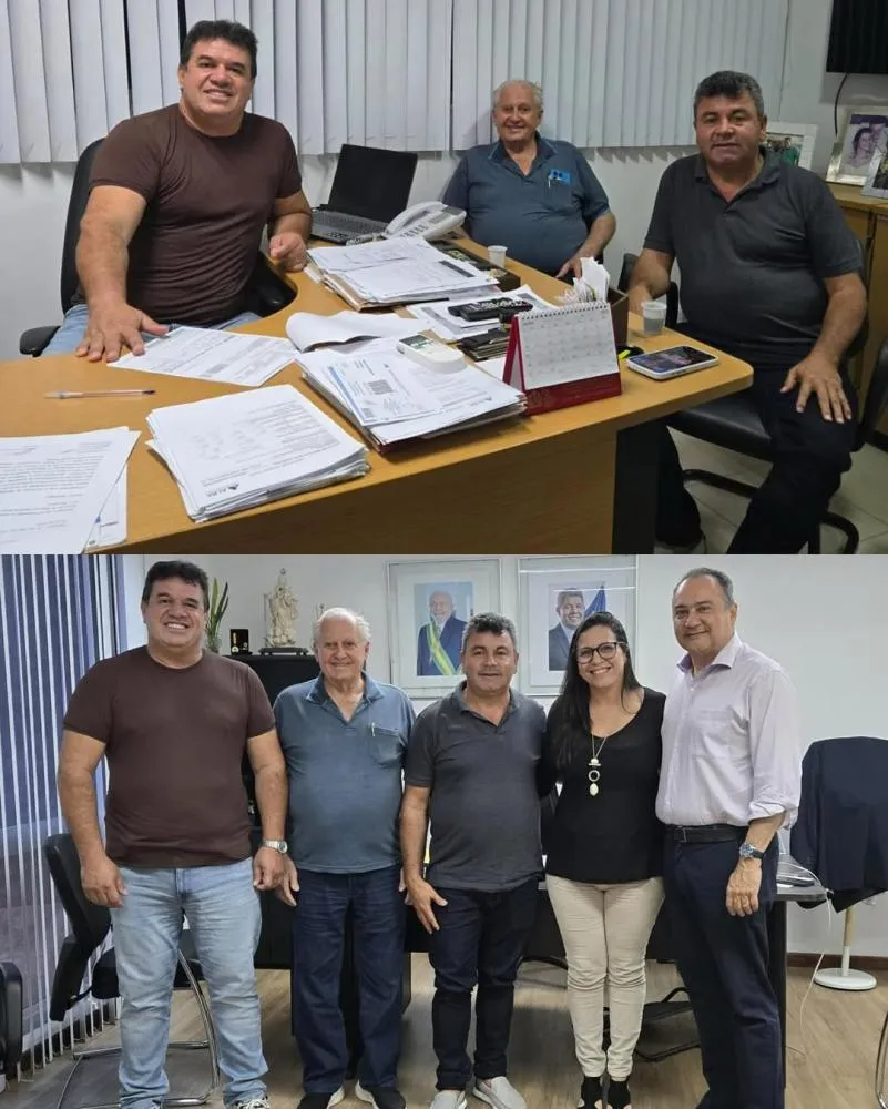 Ao lado do deputado Marquinho Viana e do presidente da Câmara, prefeito Wilson do Café busca novos investimentos para Barra da Estiva em agenda na capital baiana