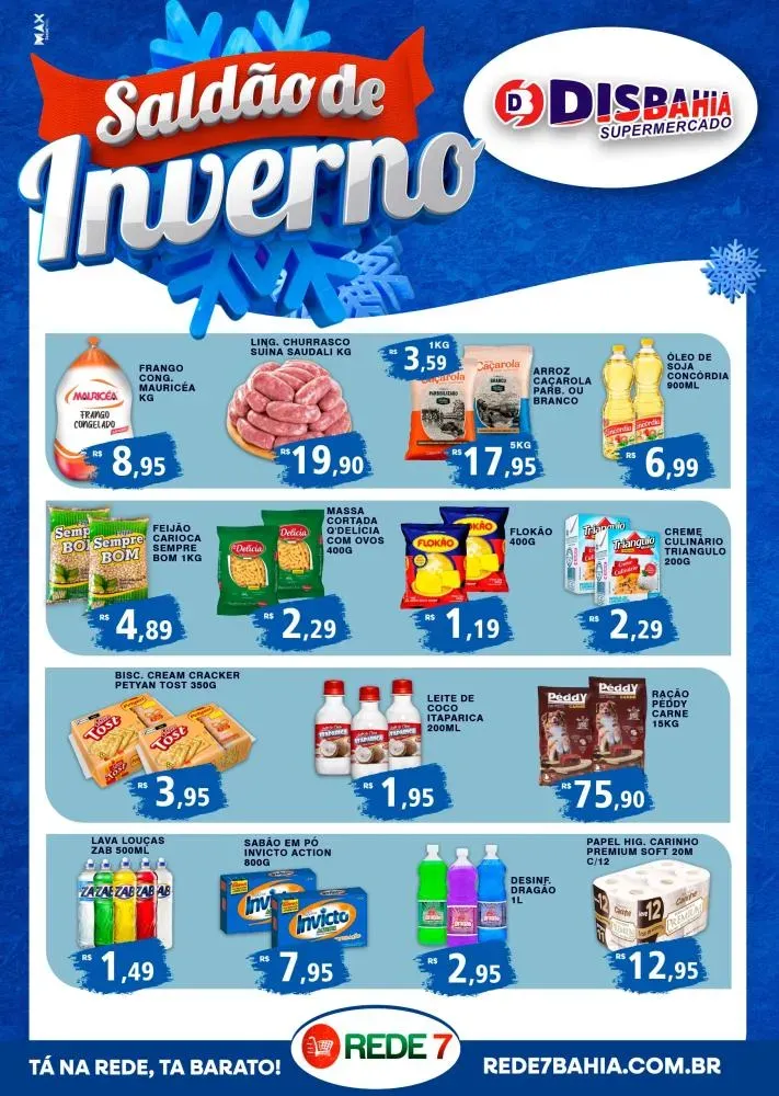 Saldão de Inverno do Disbahia Supermercado