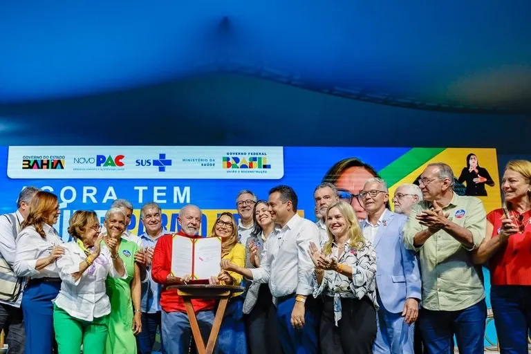 ‘A saúde está crescendo’, diz Lula ao anunciar, na Bahia, investimentos do Novo PAC e Agora Tem Especialistas