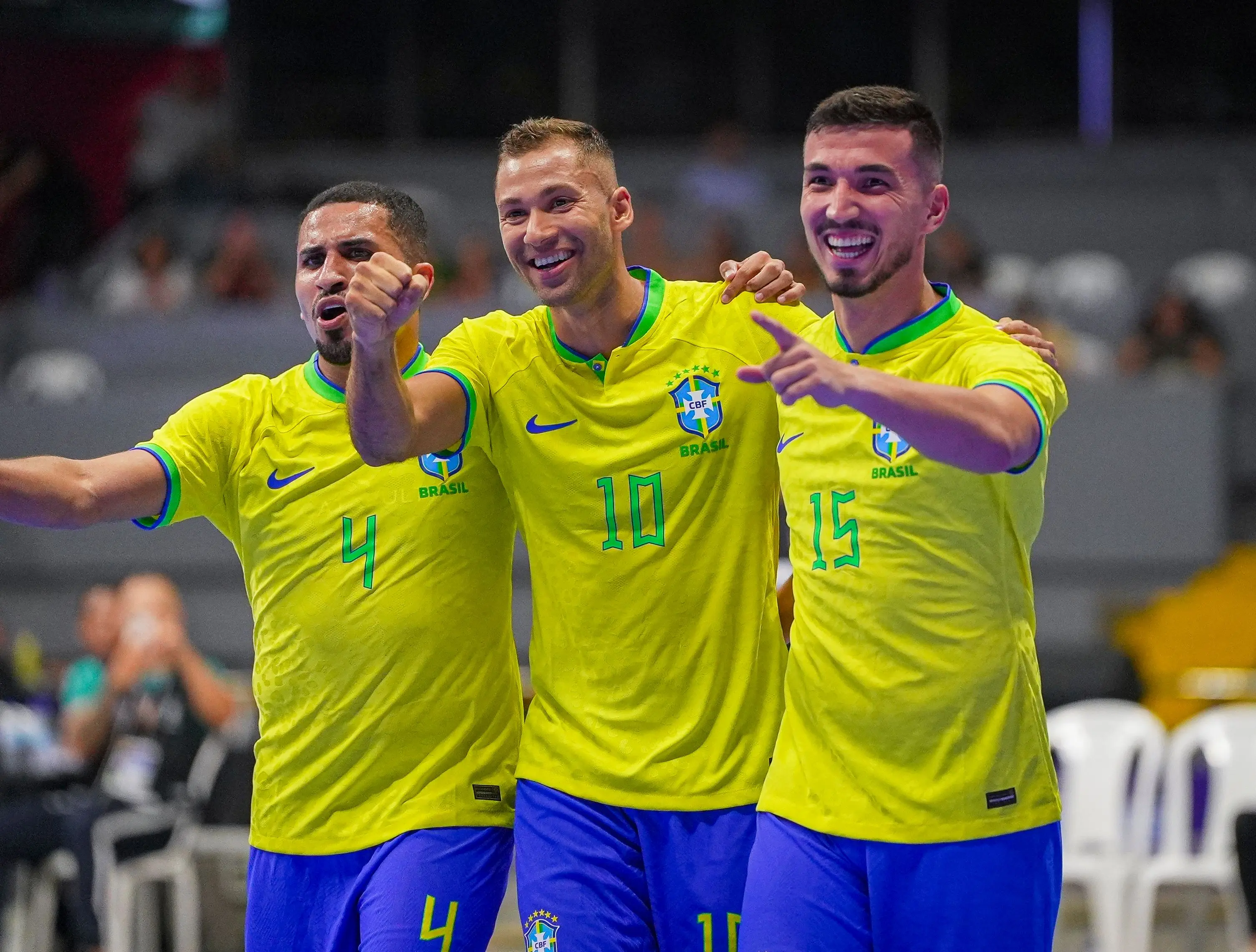 Brasil estreia com vitória sobre a Polônia na Copa das Nações de Futsal