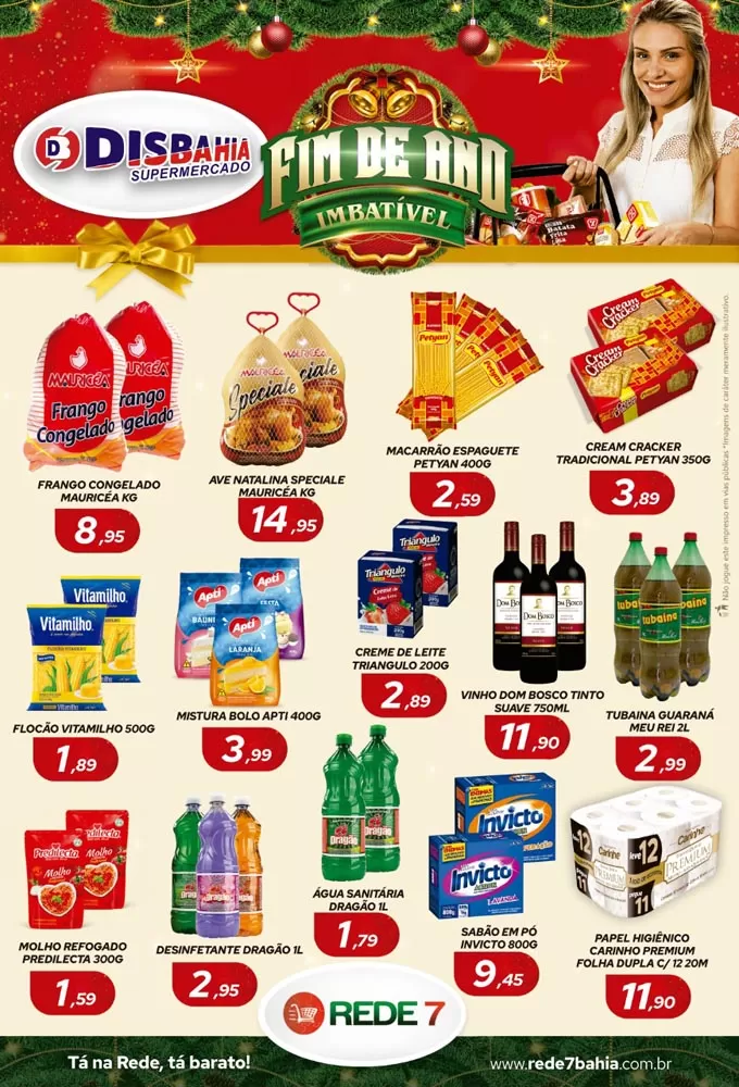 Ofertas de Fim de Ano do Disbahia Supermercado