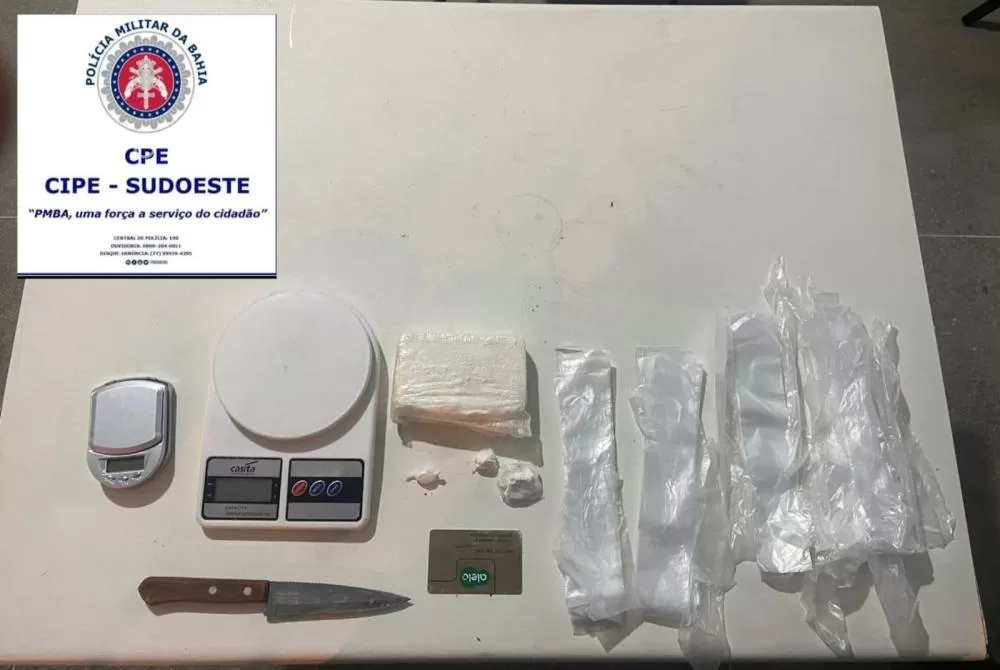 Homem é preso acusado de tráfico de drogas em Guanambi