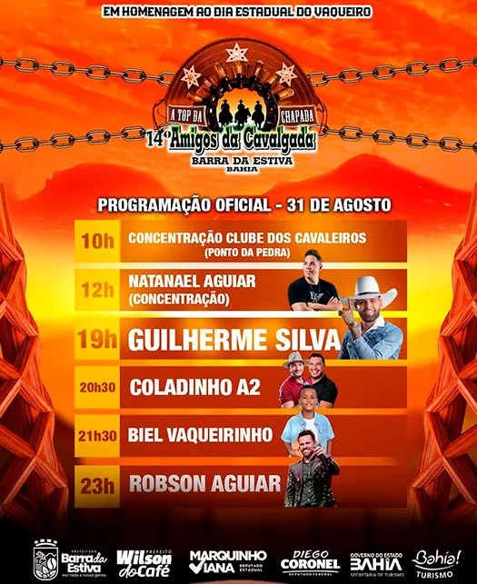 Barra da Estiva recebe a 14ª Cavalgada Amigos da Cavalgada neste domingo; Confira a Programação