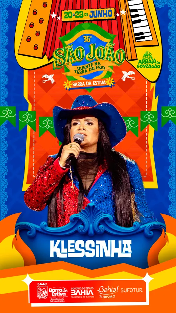 Klessinha é anunciada como atração do São João de Barra da Estiva