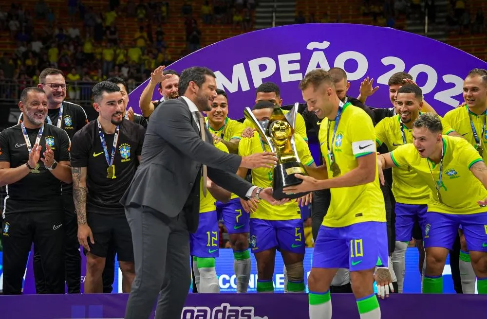 Brasil vence a Polônia e conquista o bicampeonato da Copa das Nações de Futsal em Brasília