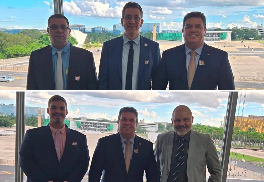 Deputado Marquinho Viana cumpre agenda em Brasília com os prefeitos de Paramirim e Boquira