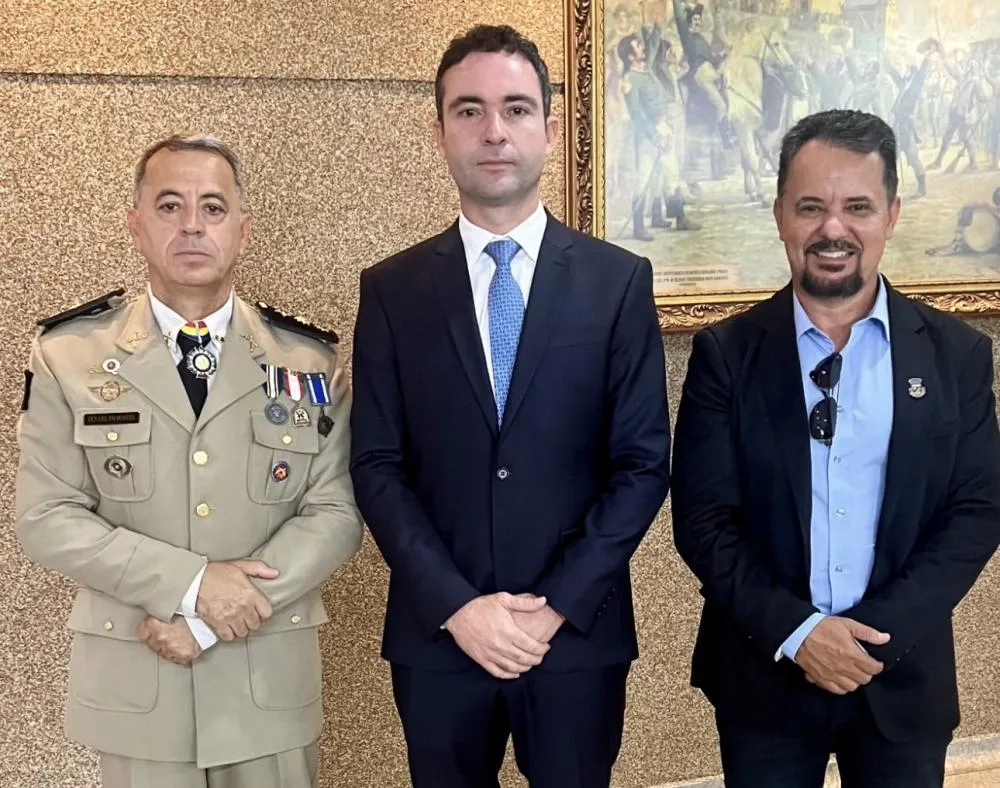 Prefeito Fabrício Abrantes destaca parceria e dá boas-vindas ao novo comandante do 24º BPM de Brumado