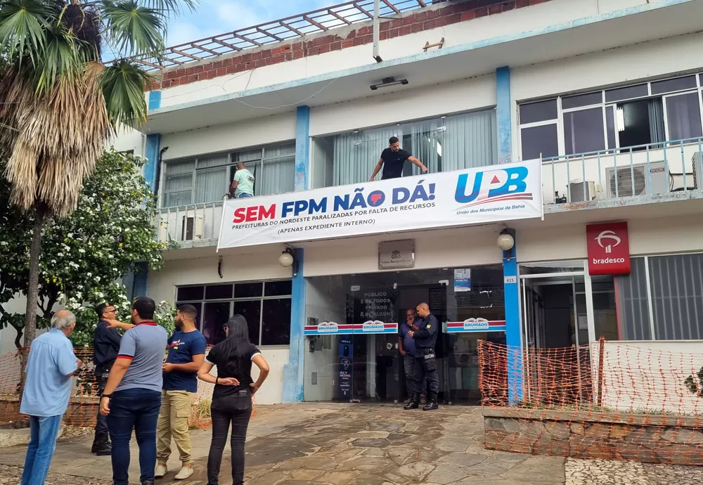 'Sem FPM não dá': Prefeitura de Brumado aderiu a paralisação proposta pela UPB nesta quarta (30/08)