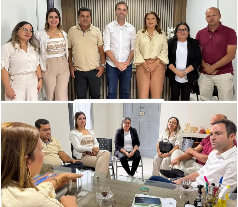 Prefeito de Brumado, Fabrício Abrantes, se reúne com Prefeita de Aracatu para tratar do desenvolvimento regional