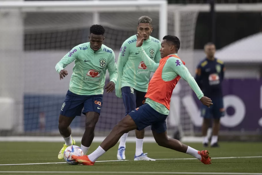 Seleção brasileira faz primeiro treino no CT da Juventus, na Itália