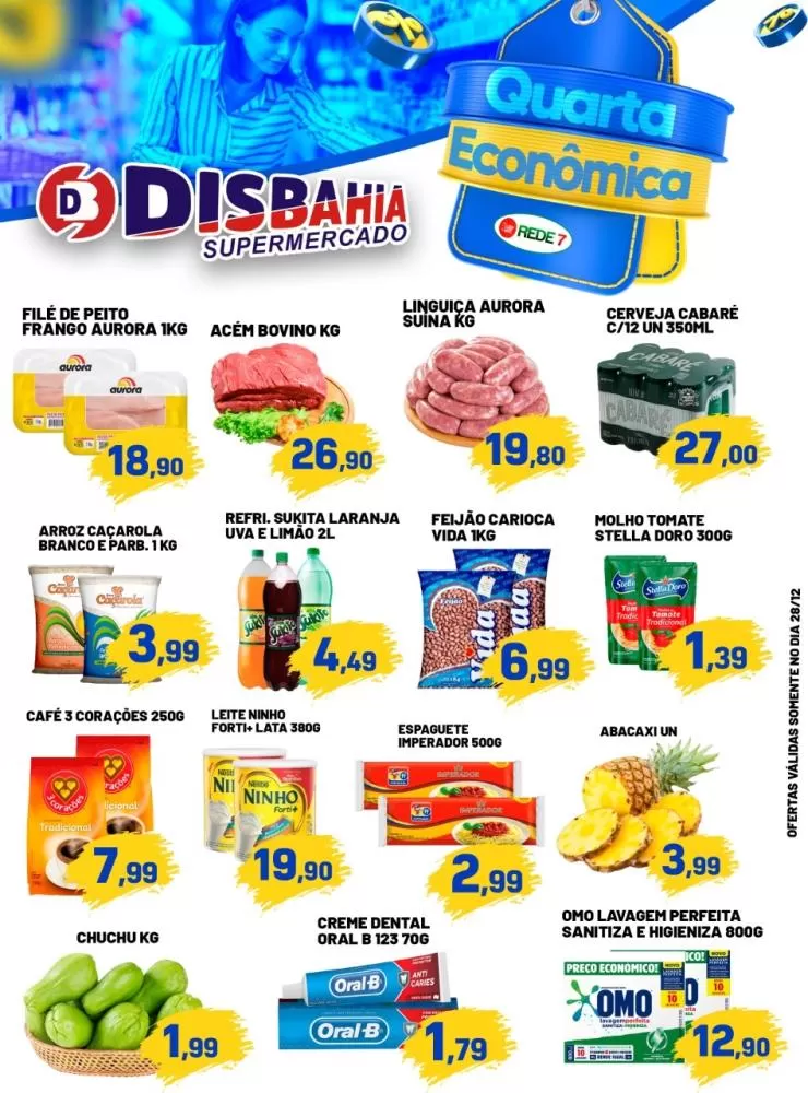 Confira as ofertas da Quarta Econômica do Disbahia Supermercado