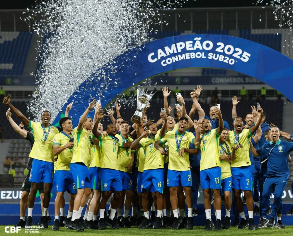 Seleção brasileira é campeã do Sul-americano sub-20