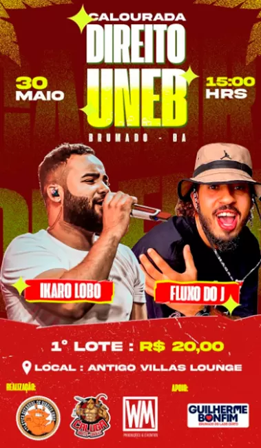 Calourada de Direito da UNEB agita Brumado dia 30 de maio