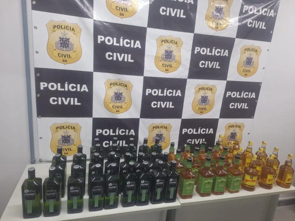 Operação Poison Drink apreende mais de 500 garrafas de bebidas em Cansanção