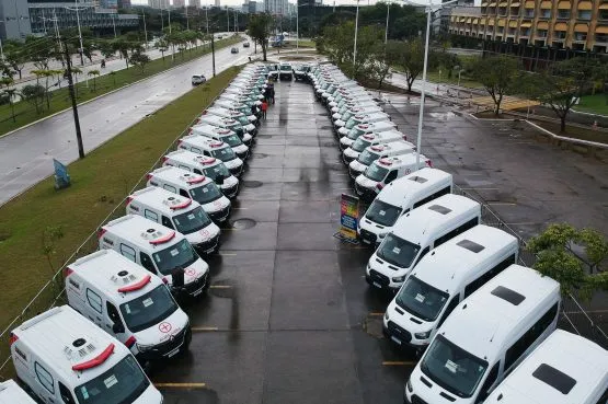 Governo da Bahia investe mais de R$ 16,4 milhões em novas ambulâncias e vans para fortalecer sistema de saúde