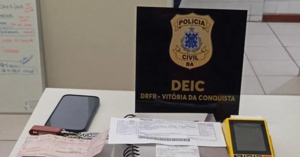 Polícia Civil cumpre mandado contra suspeito de furtar R$ 400 mil em Vitória da Conquista