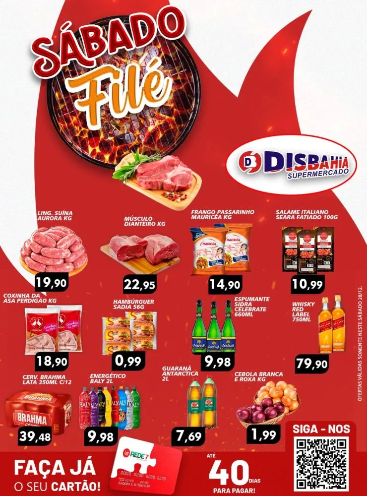 Ofertas: Sábado Filé do Disbahia Supermercado