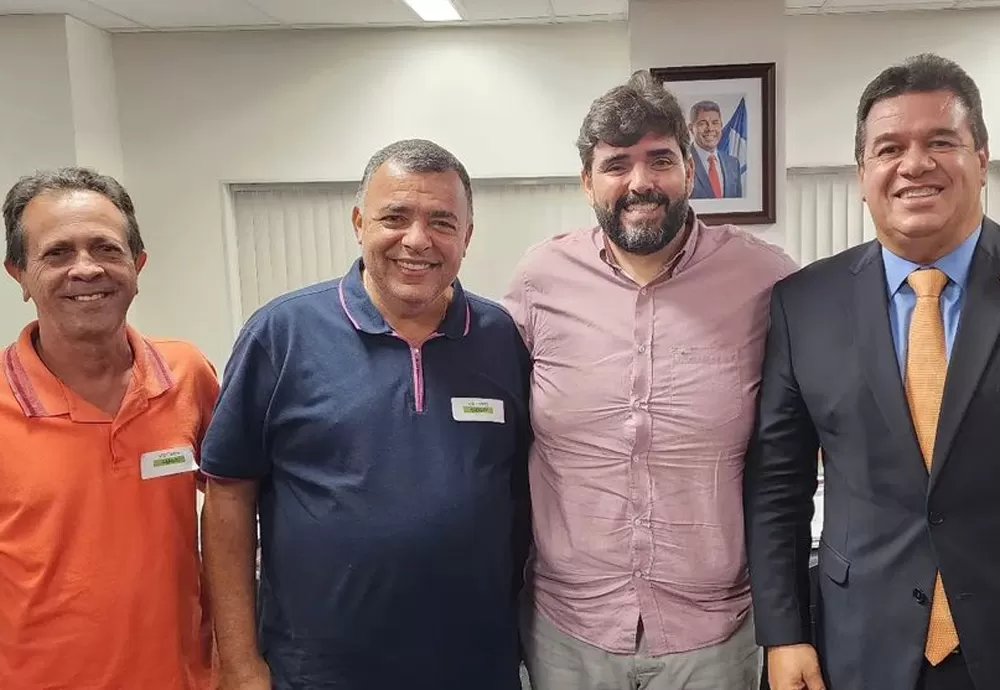 Deputado Estadual Marquinho Viana acompanha prefeito de Livramento em audiência com Chefe de Gabinete do Governador
