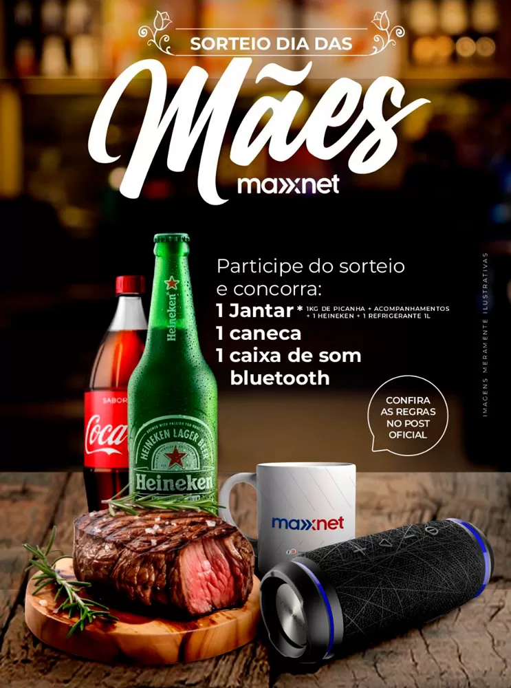 Maxxnet celebra o Dia das Mães com sorteio imperdível!