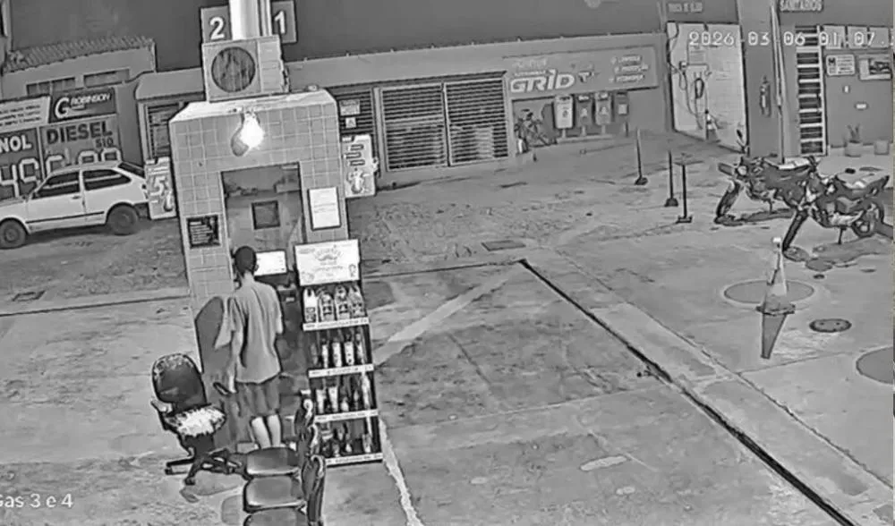 Polícia Militar prende suspeito após furto em posto de combustível no centro de Brumado