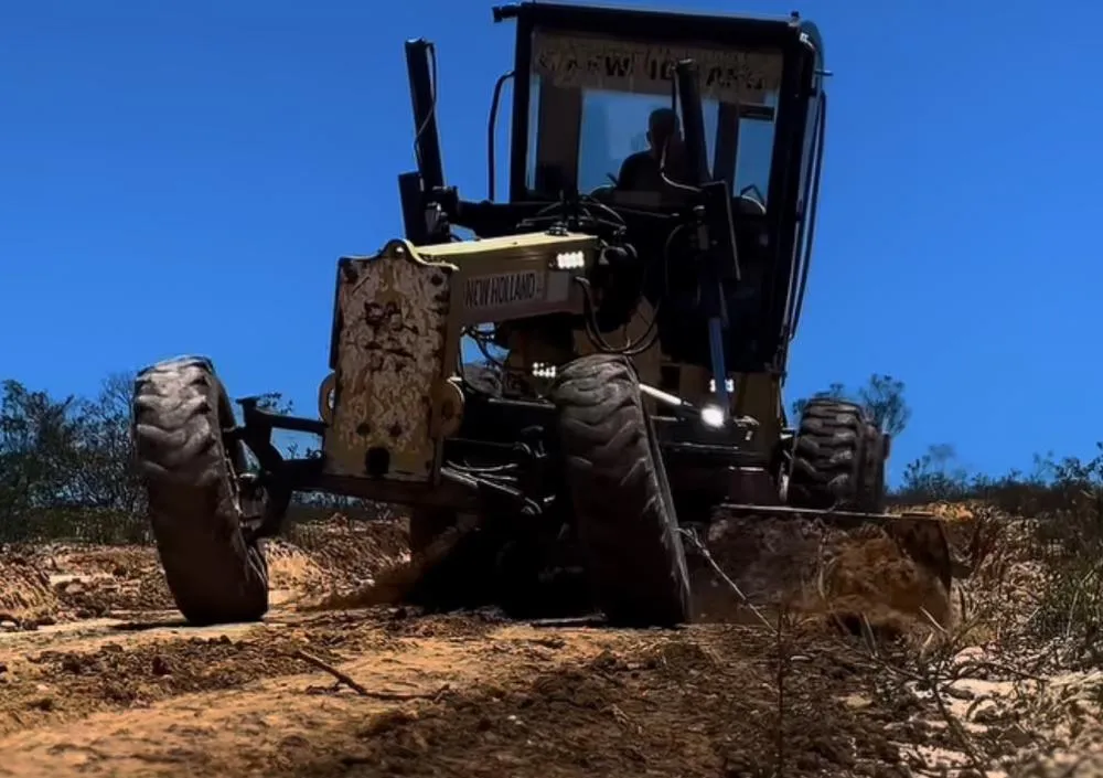 Obras avançam na estrada do Jacu, em Barra da Estiva