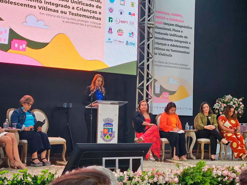 MP participa de lançamento de fluxo de atendimento a crianças e adolescentes vítimas de violência em Vitória da Conquista