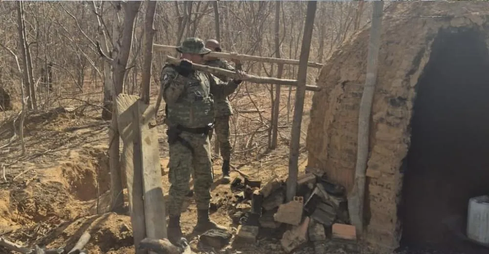 CIPPA/Lençóis destrói fornos usados em produção ilegal de carvão em Carinhanha