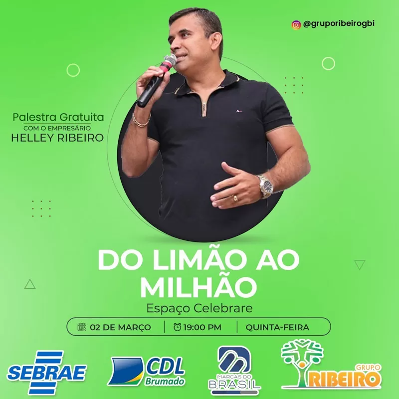 Brumado: Participe da palestra gratuita 'Do limão ao milhão'