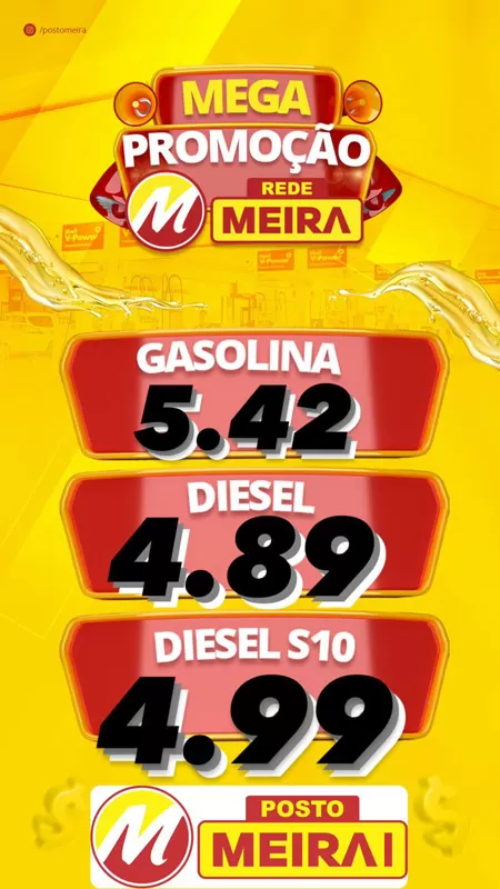 Brumado: Abasteça com qualidade e preços baixos no Posto Meira