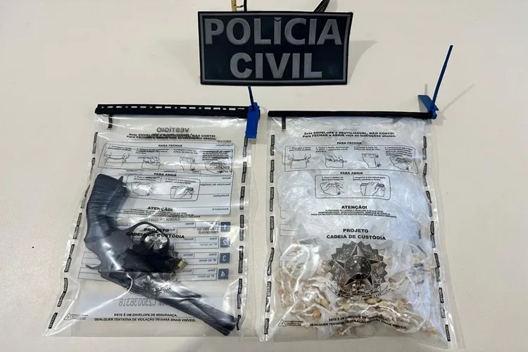 Adolescente é apreendido com crack e arma possivelmente usada em homicídios em Brumado