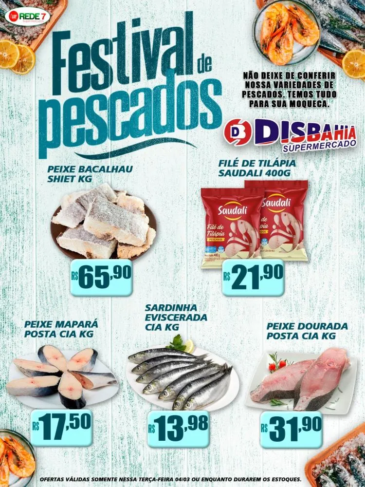 Festival de Pescados do Disbahia Supermercado