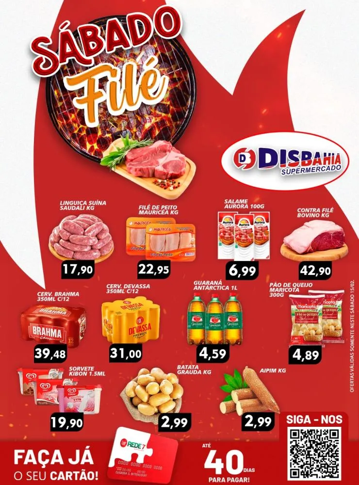 Ofertas: Sábado Filé do Disbahia Supermercado