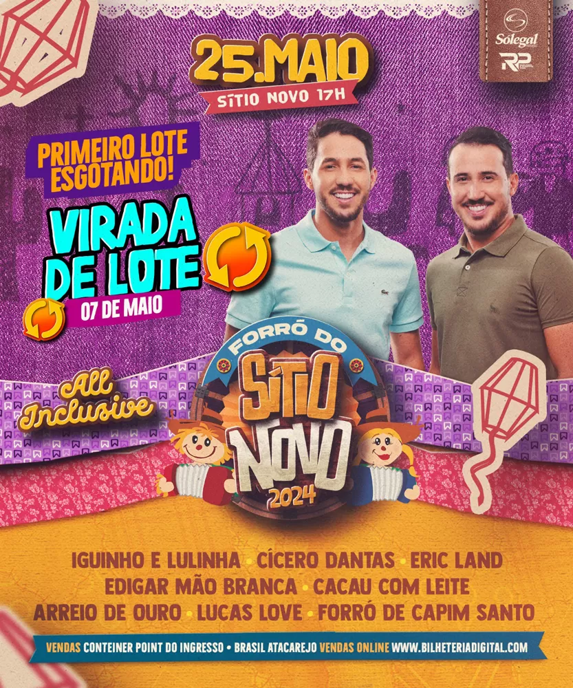 Forró do Sítio Novo em Brumado: Vem aí a virada de preço